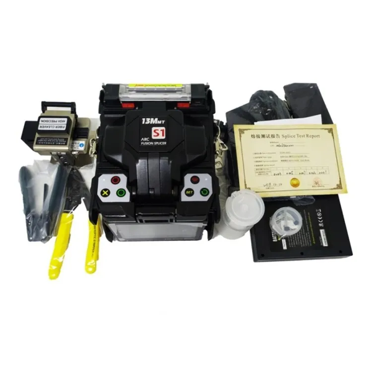 Tumtec 13MMT S1 Optique De Fibre Soudeuse fusion Splicer Fiber Optic Equipment Manufacturing