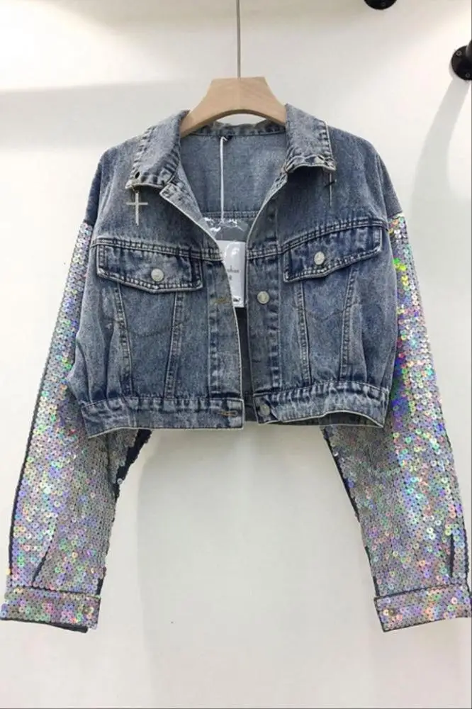 diamond jean jacket