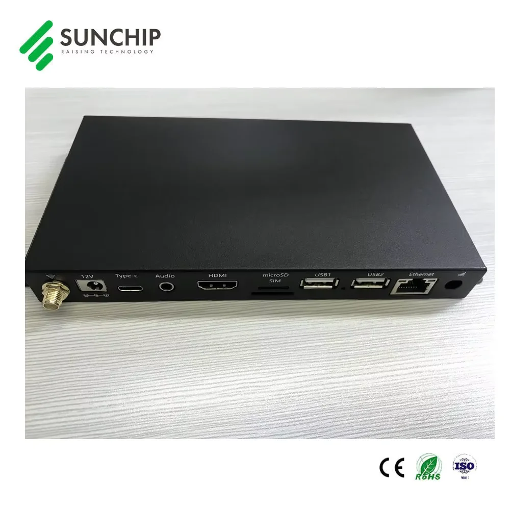 Настраиваемый рекламный Android-бокс HD-дисплей для мониторинга медиавидеоплеер Digital Signage 4K Media Player Box