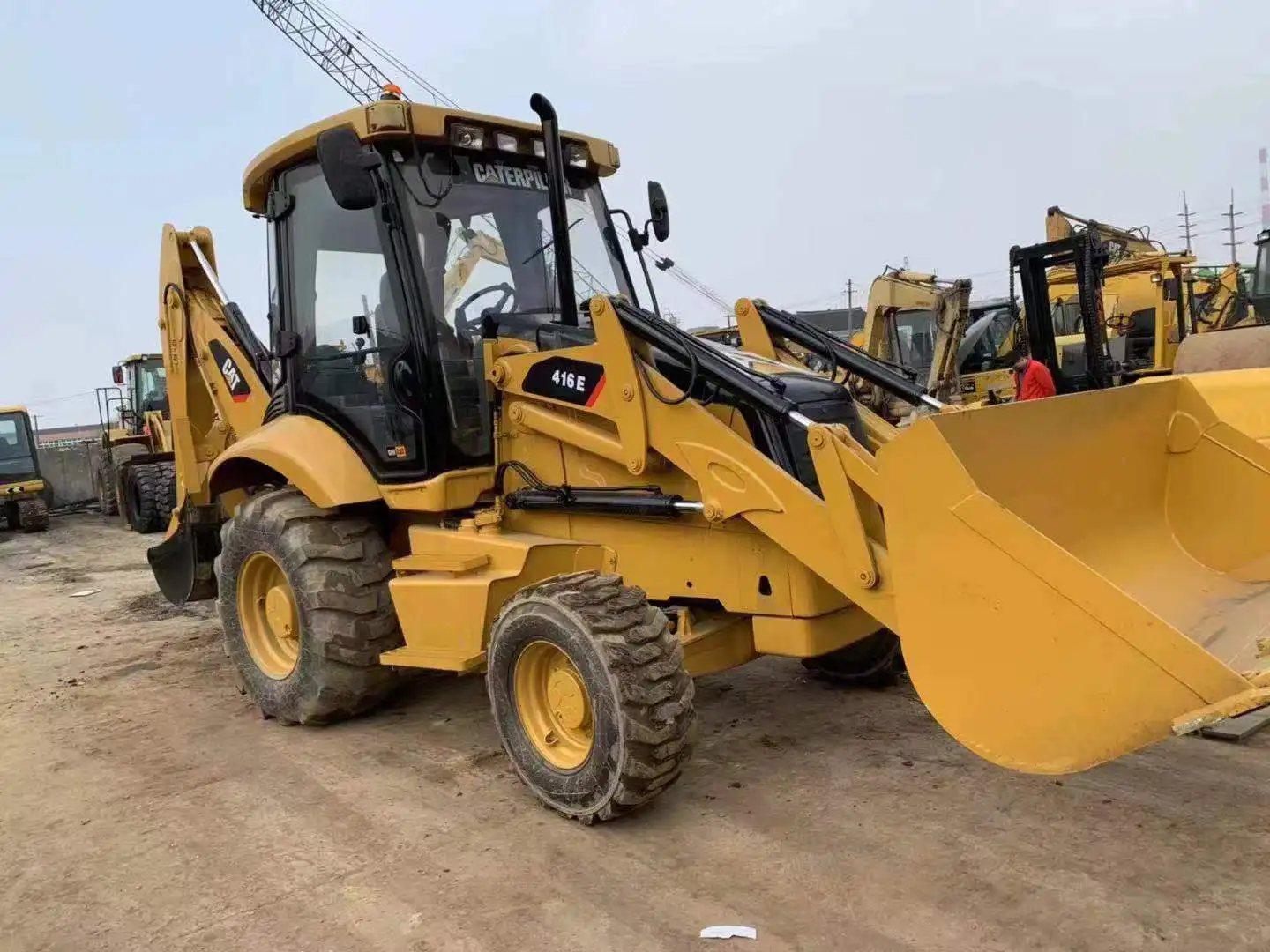 Original Used Cat 416e Backhoe Loader Second Hand Caterpillar 416e 420f ...