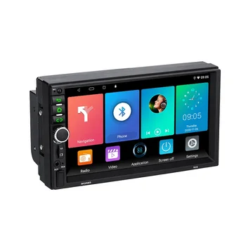 High Quality Double Din 7 Inch Capacitance Touch Screen Car Navigator Multimedia System Best Music Player For Android Car Video