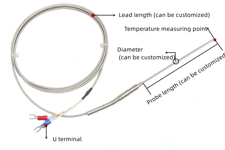 High Temperature Sensor Thermocouple