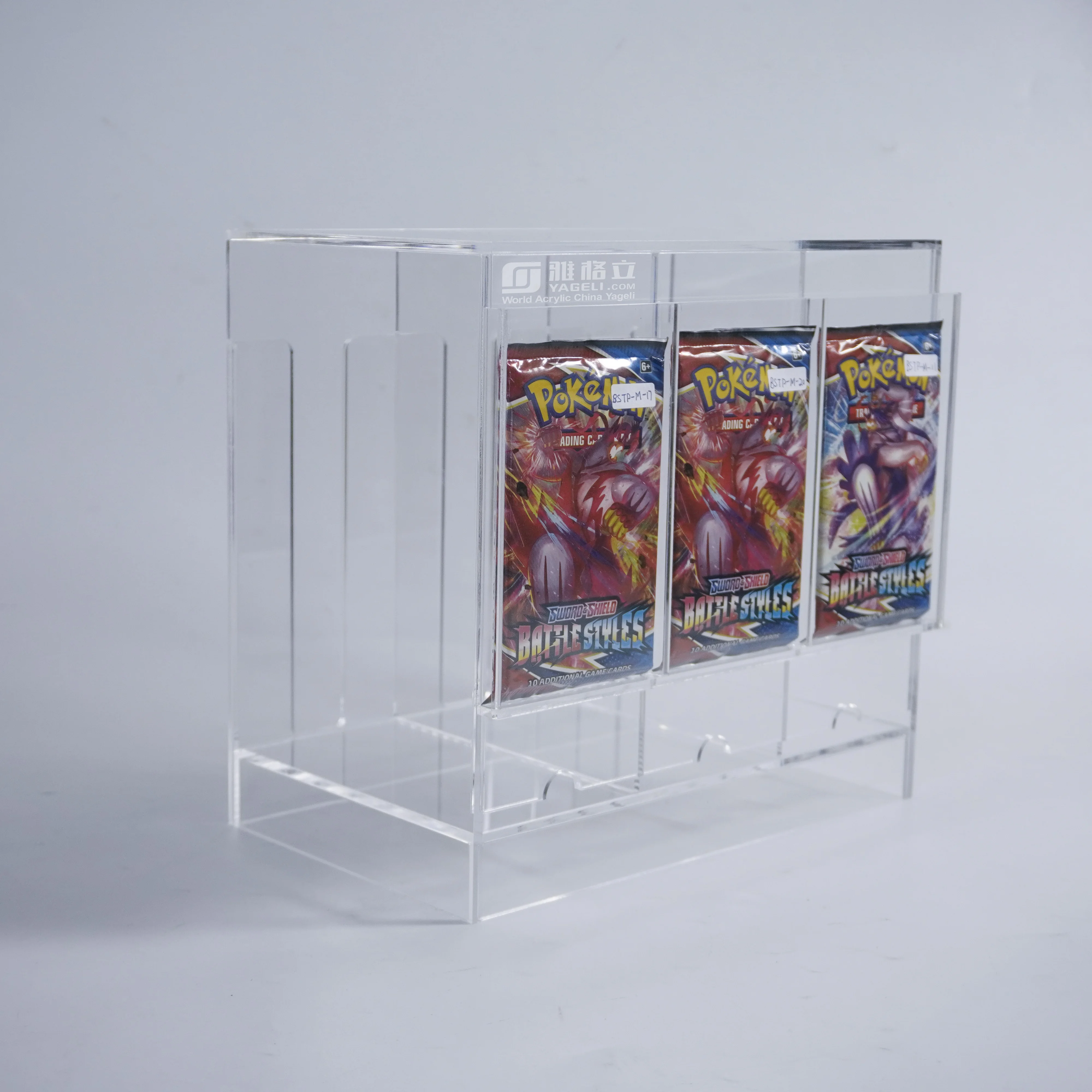 3-fach Acryl Booster Box Für Sammelkarten | Mehrst Produktbild-Vorschau 9