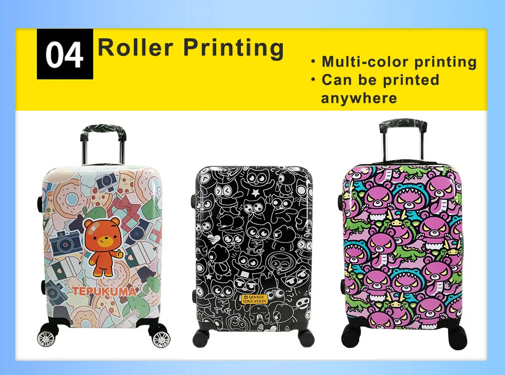 Hard Shell Multifunction Pc Front Opening Luggage Suitcase With Laptop