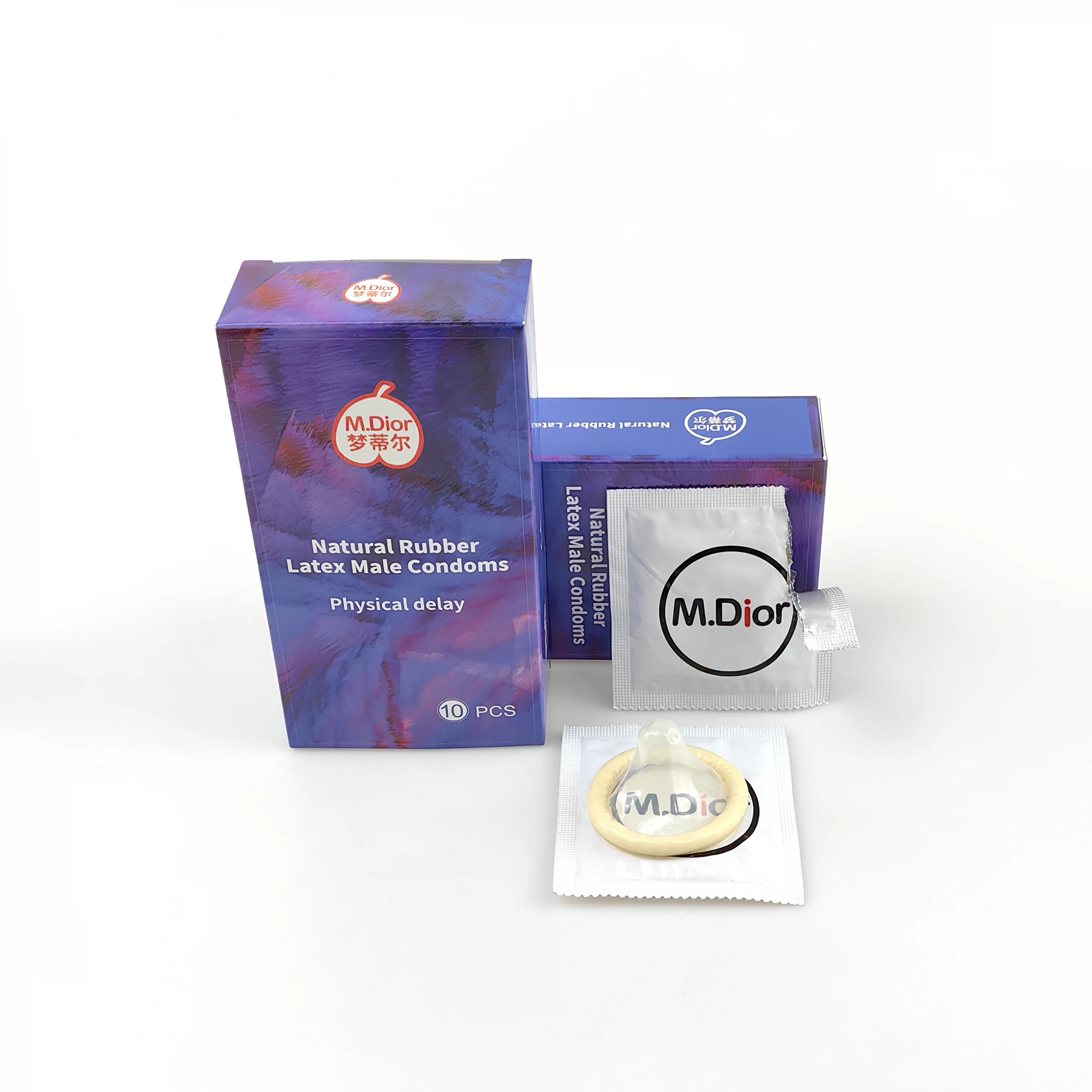 Superior Quality Extra Strength Male Latex Condoms New Design with Anti-Slip Feature Good Quality Physical Delay Condoms