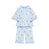 Blue home service suit