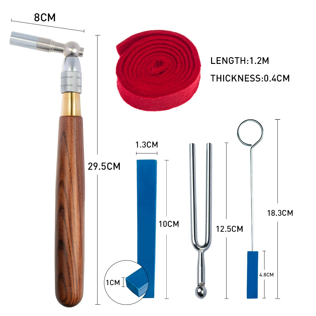 NAOMI Piano Tuning Kit W/Piano Tuning Hammer With Rosewood Handle