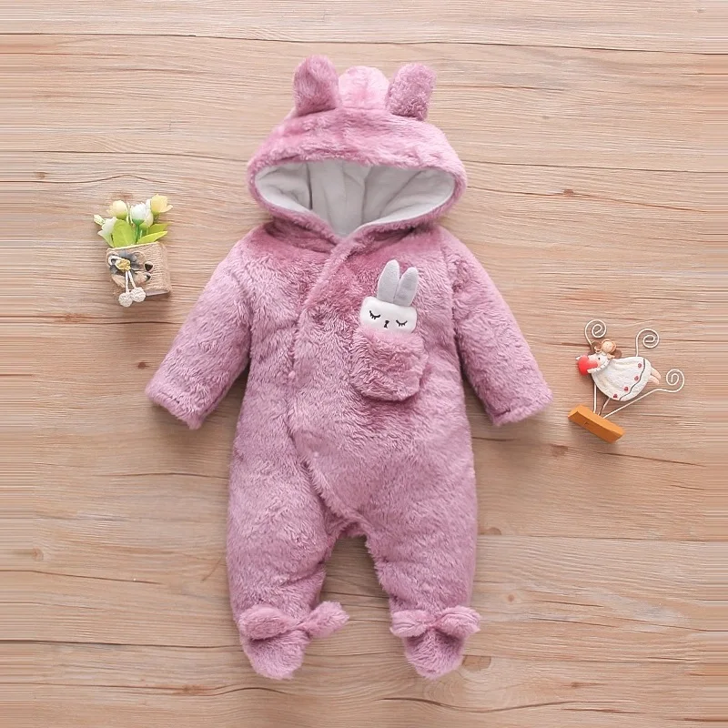 Детская одежда для девочки с рисунком из мультфильма длинными рукавами и капюшоном воротником; Мягкая удобная обувь в виде ракушки новорожденных малышей зимняя теплая От 0 до 12 месяцев