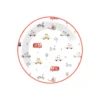 Plato de papel de 7 pulgadas * 8 piezas