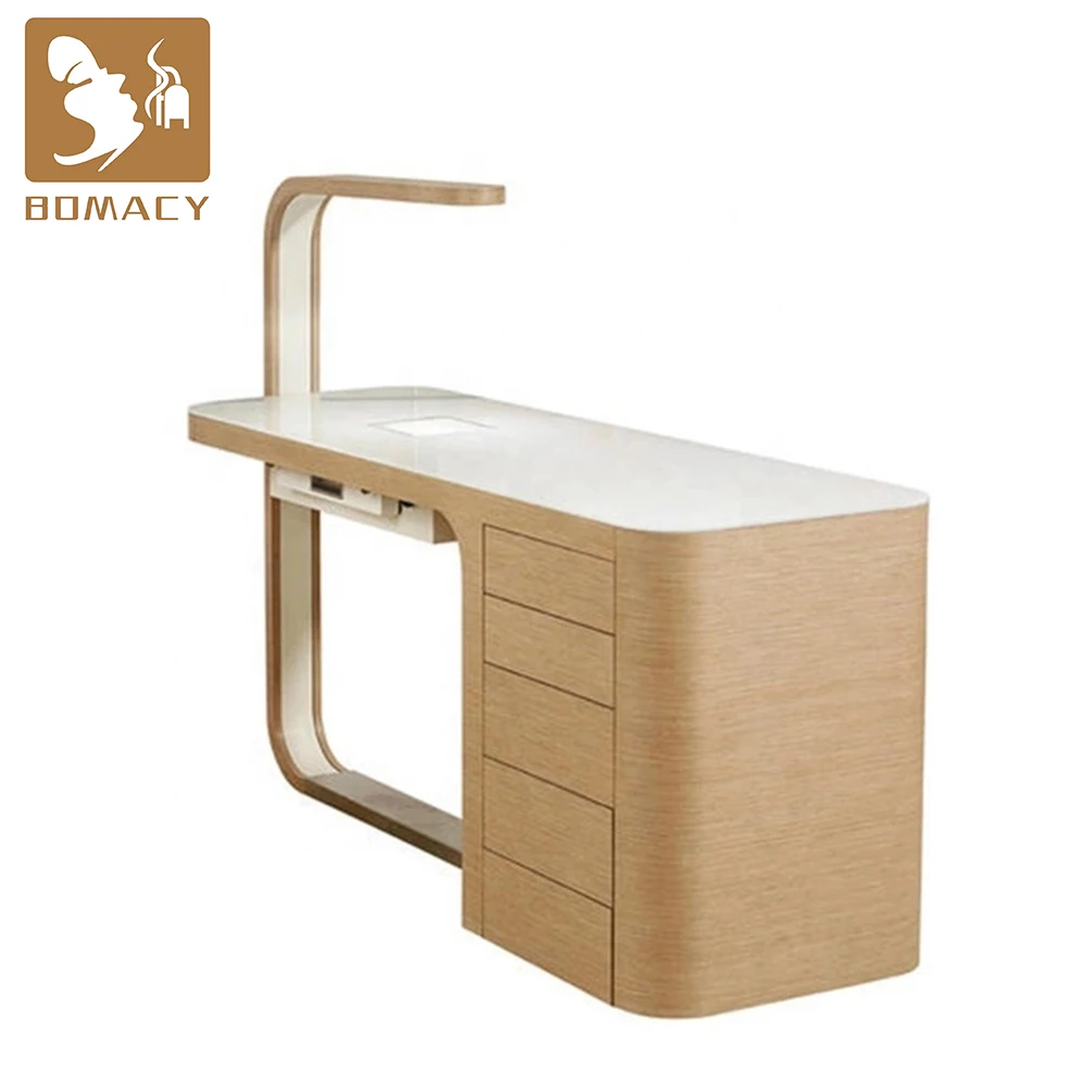 Hot Sale Modern Special Business Design Nail Salon Furniture Manicure Table Wholesale Light Luxury