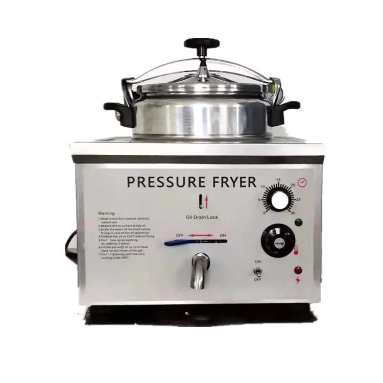 16 Litres Fried Chicken Machine Pressure Fryer Electric Pressure Deep ...