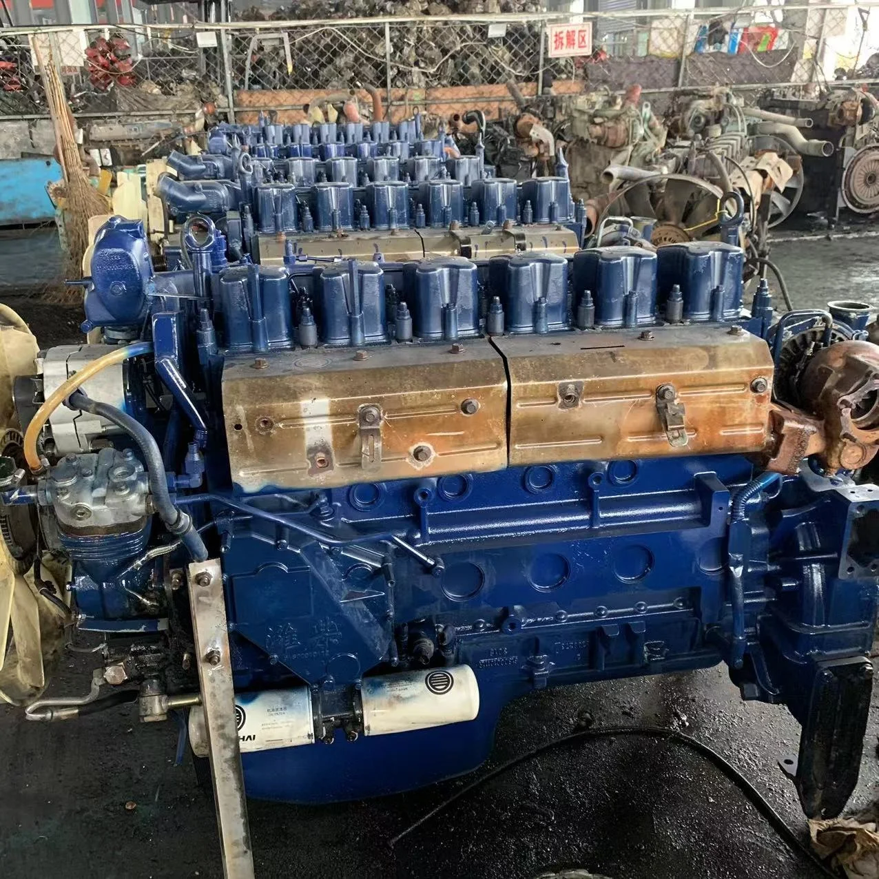 Second Hand Engine Assembly WP12.380 Truck with 12 Speed Gearbox Heavy Duty Machinery in Stock