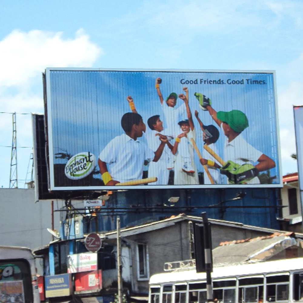 Outdoor Aluminum Prisma Structure Advertising Tri-vision Billboard
