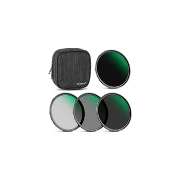 NEEWER 58mm Double Sided 30 Layer Nano Coatings Fixed ND Filter Kit ND1000 ND64 ND8 ND4 Neutral Density Filter Set