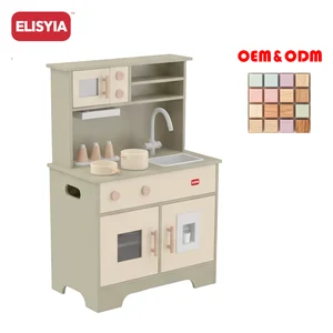 Eco Wooden Kitchen Sustainable Recycled Guided Structured Play Teamwork Responsibility Patience Concentration Gross Motor Skill