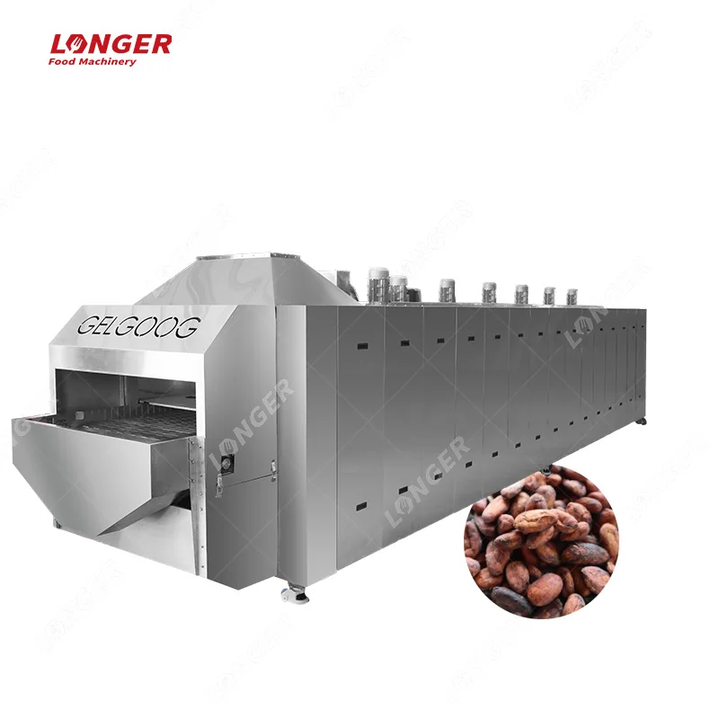 LFM Factory Price Nib Cacao Roasting Torrefaction Machinery Cocoa Roaster  Machine for Sale