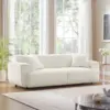 Cream White Boucle
