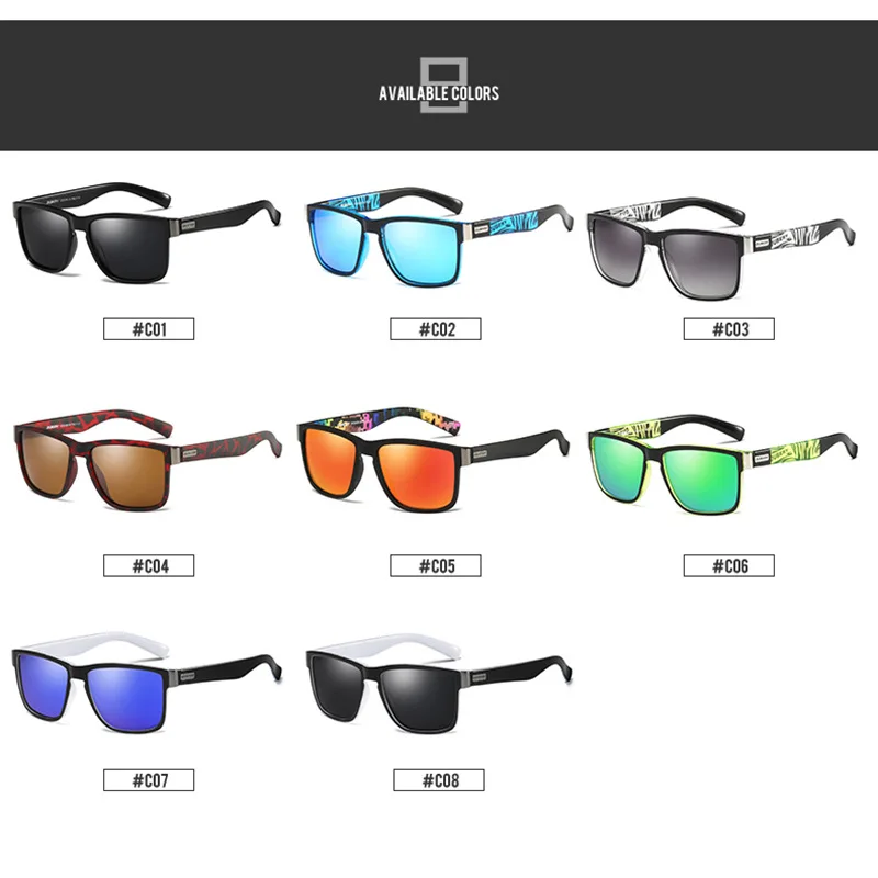 DUBERY Polarized Fishing Sunglasses for Men