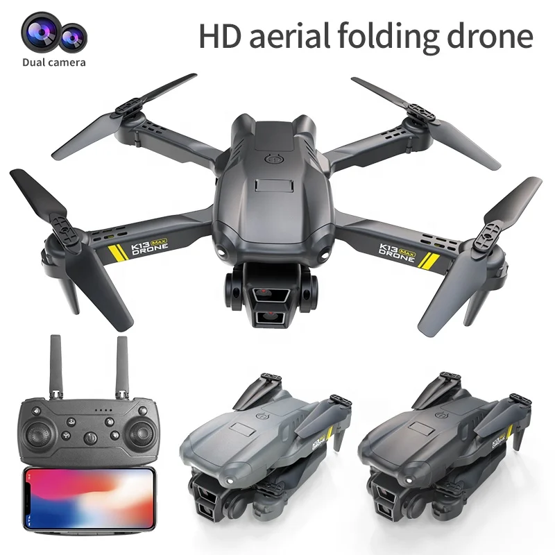 Drone pliable 1080P HD Mini Quadcopter avec caméra Wifi et télécommande