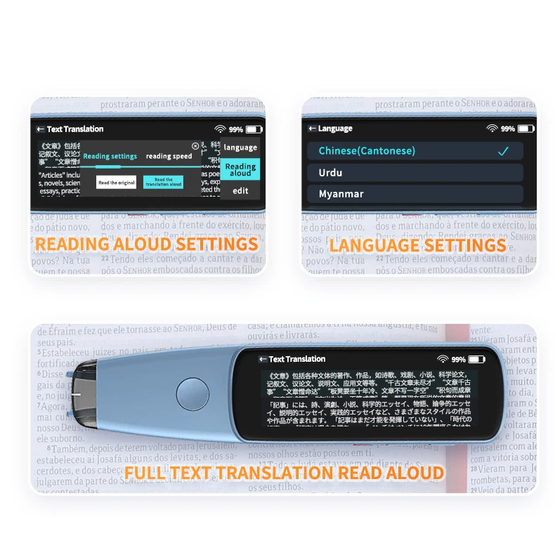 AI Translator ブラック AI Translator Device with 138 Languages Voice Translating 17