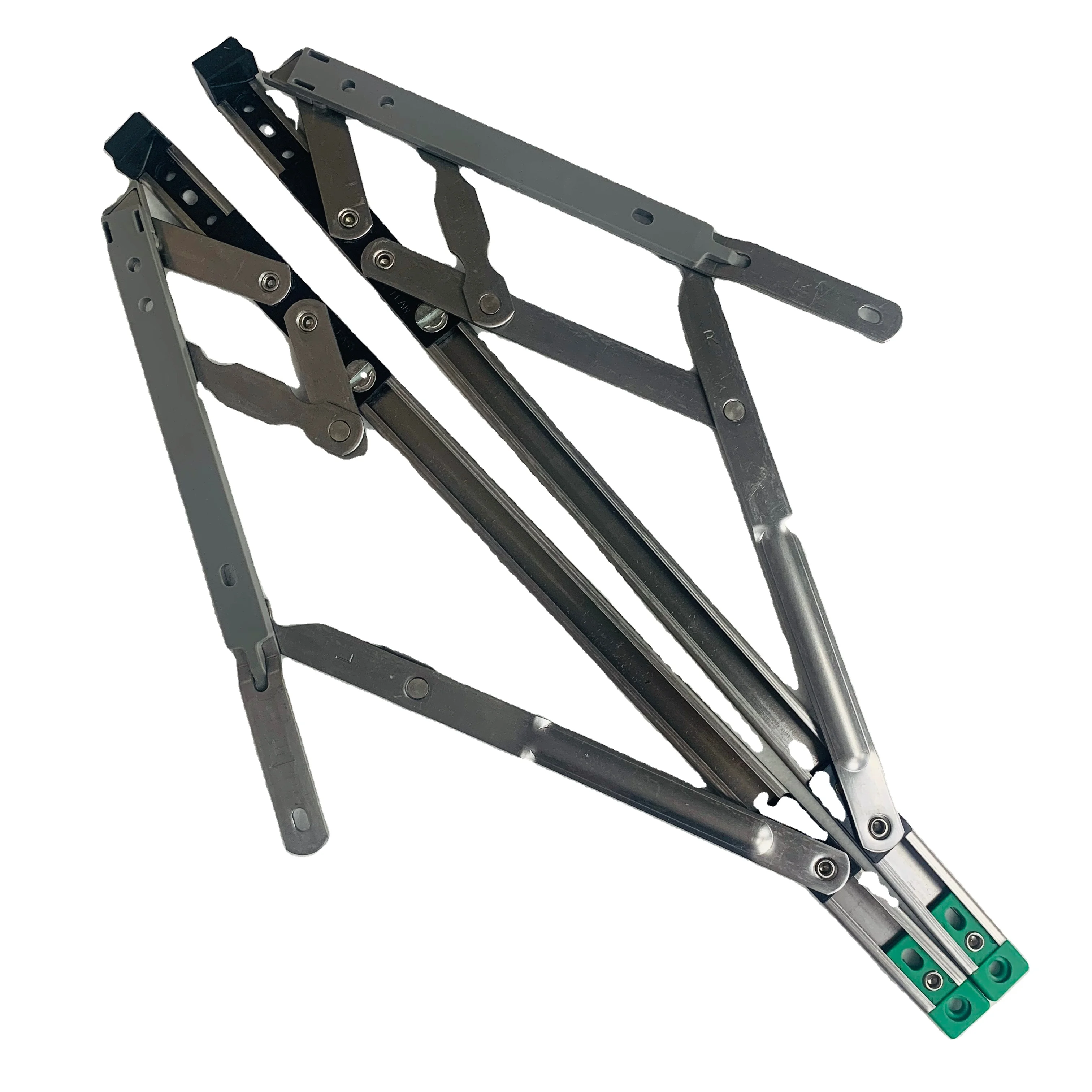 16" 17mm Stack Height Egress and Easy Clean Turn Button Release Side Hung Friction Stay Window Hinge for Casement Window