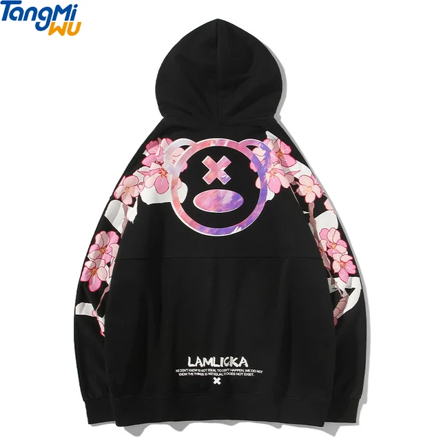 Оптовая продажа 2021 весенний дизайн персиковый цвет принт Свободный Повседневный Модный хлопковый пуловер оверсайз толстовка