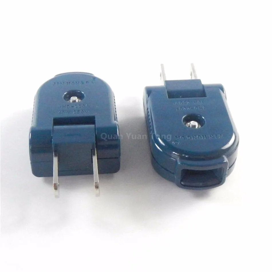 2 Flat Pin American Standard Power Plug Jhd2201 International Male And