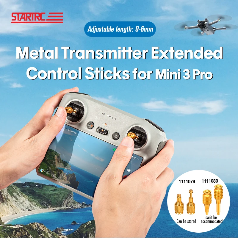 Startrc Adjustable Mini 3 Pro Rc Metal Transmitter Joysticks Control
