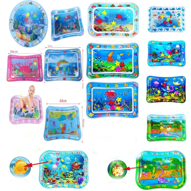 Baby Water Mat Inflatable Cushion Infant Toddler Water Play Mat for Children Early Education Developing Baby Toy Summer Toys