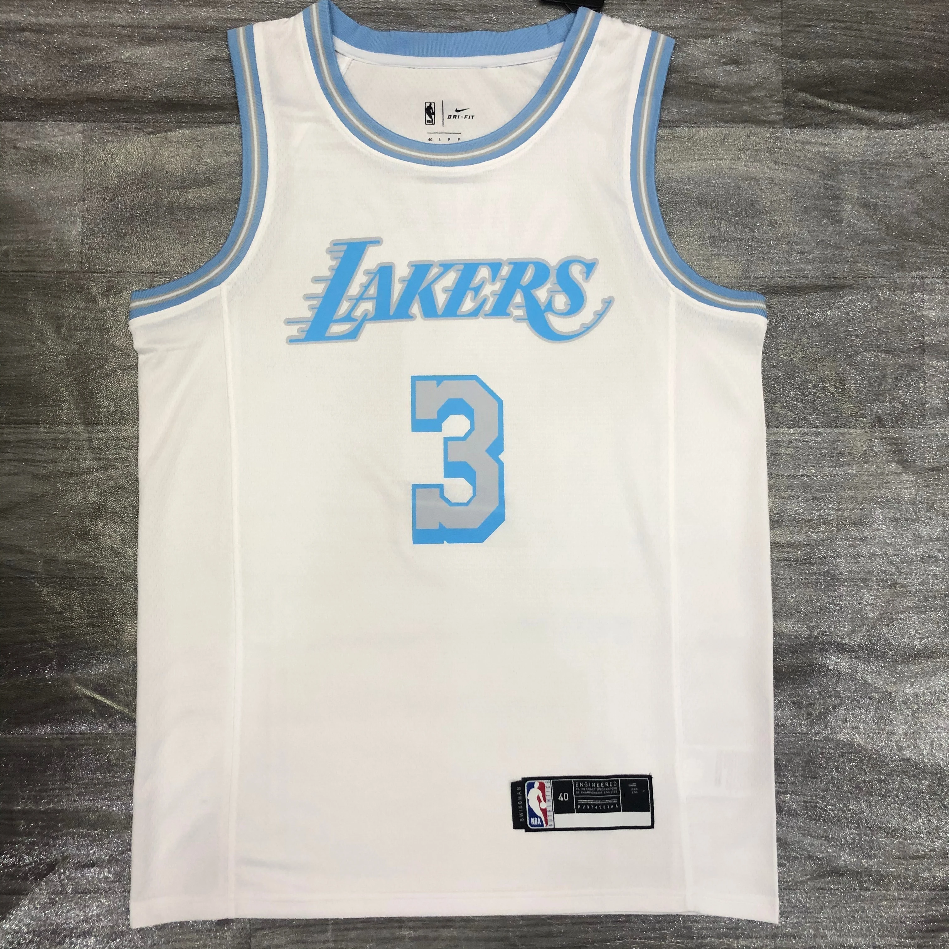 custom white lakers jersey