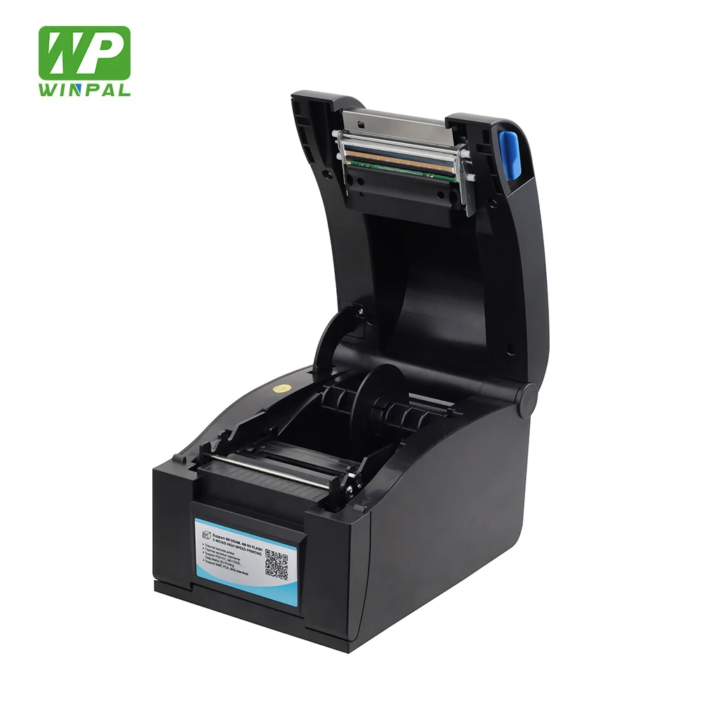 Winpal WPL80 2 in 1 Label and Receipt Printer Auto Cutter Android Apk Download POS Thermal Printer 80mm With Power Adapter