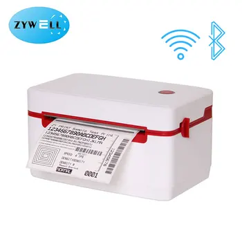 China 4x6 Thermal Shipping Label Printer New Design 4inch Sticker Barcode Waybill Printer ZY909