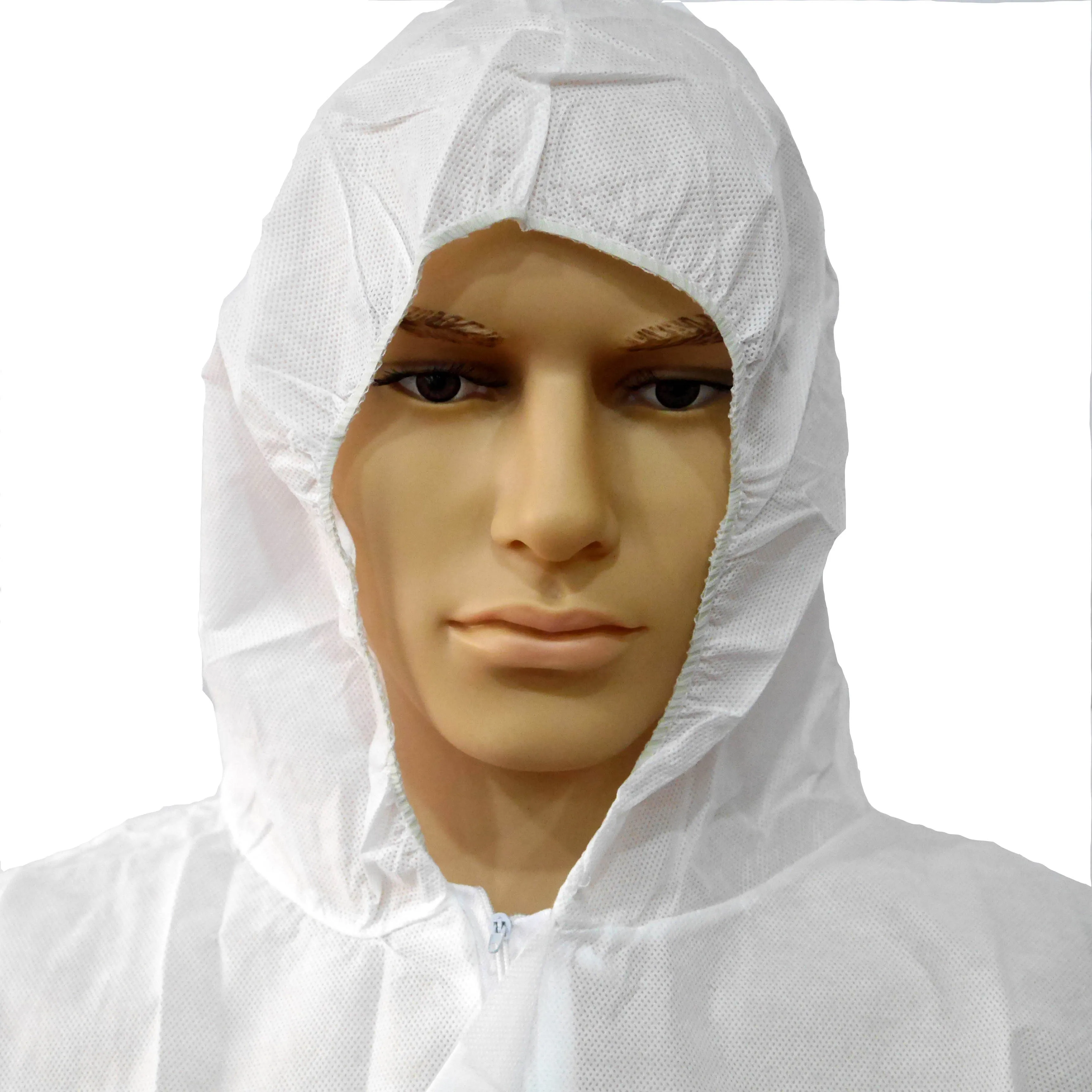 Disposable Coveralls Full Body Protective Clothing Suit With Hood - 100% Waterproof - Protect During Cleaning