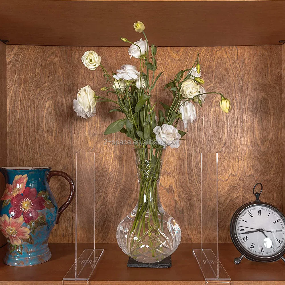 Clear Acrylic 8x 10 Supermarket Office Bedroom Shelf Divider Plastic