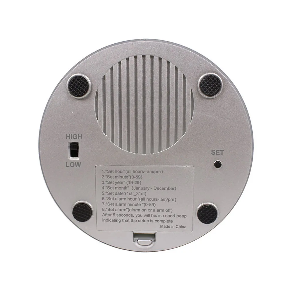 Factory Wholesale Talking Button Clock Adjustable Volume Alarm Clock- for the Blind, Elderly or Visually Impaired