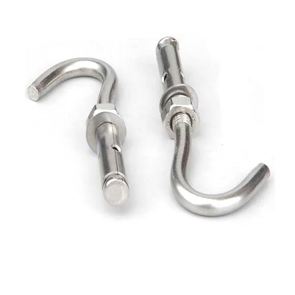 China grade 4.8 10mm 12mm 18mm m6 m10 m14 m28 m30 stainless steel eye hook wedge sleeve expansion anchor bolt