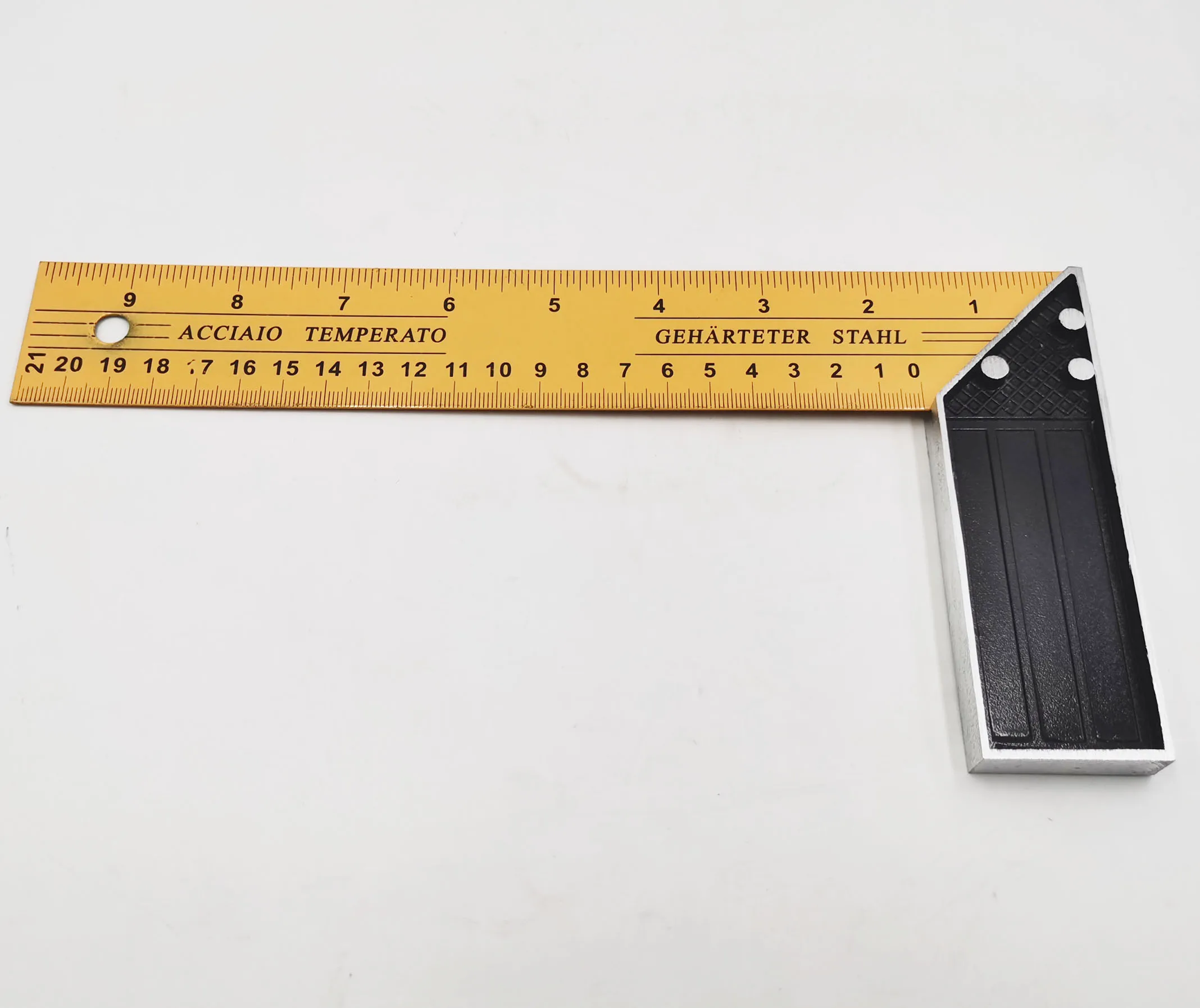 30 см желто-черный деревообрабатывающий измерительный инструмент алюминиевая L-образная угловая квадратная