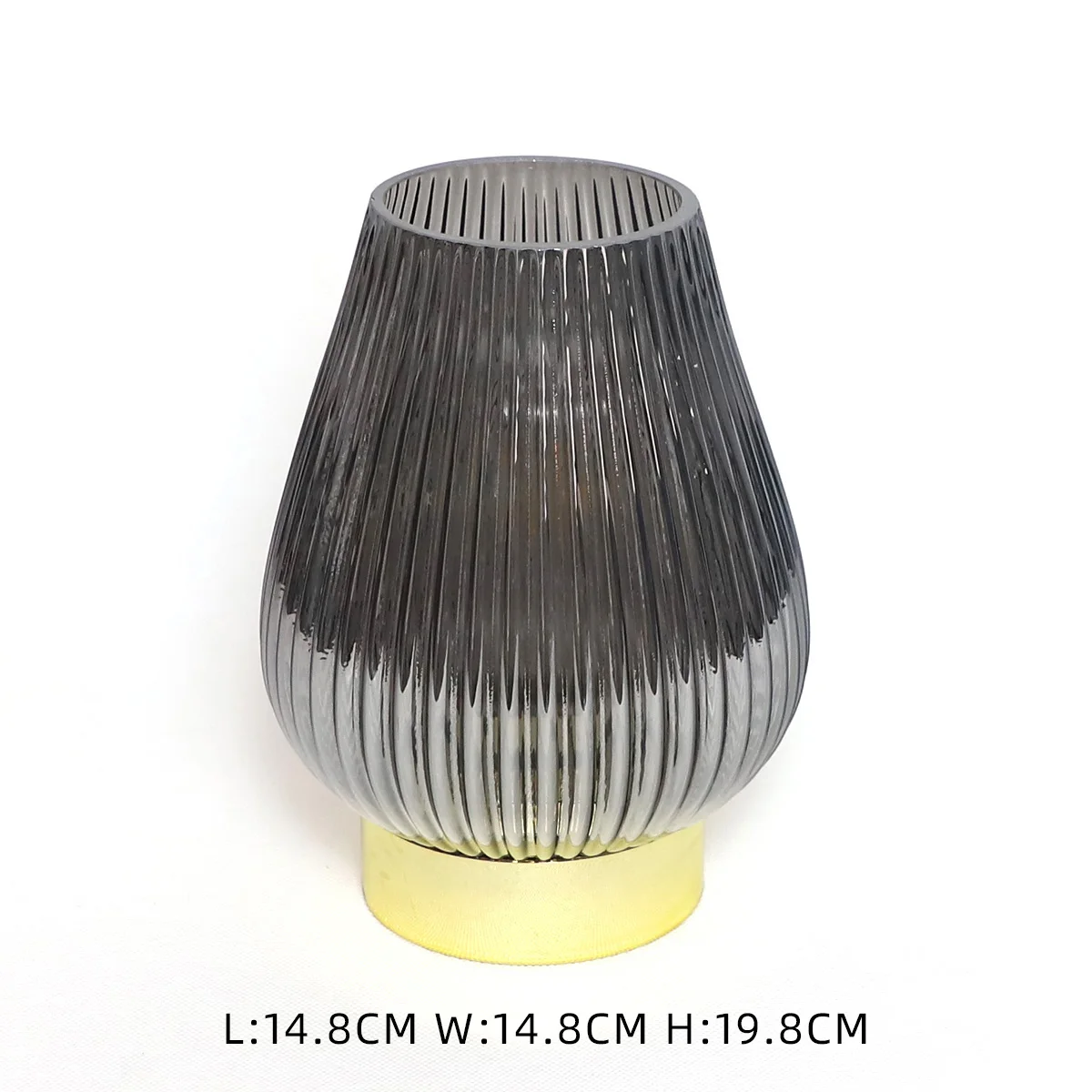 High quality Luxury glass LED dining table lamp hotel night light lamp for decoration supplier