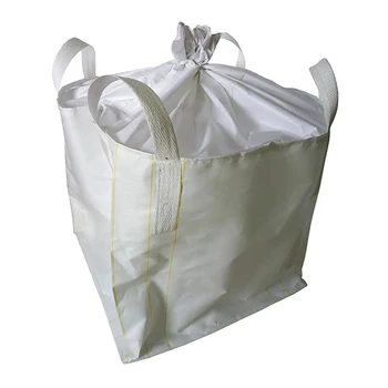 Online Wholesale 1000kg 1500kg Inner Lining Covered Film Bigbag Wear-Resistant Container Woven Transport Bags