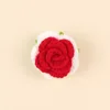 สีแดงไล่ระดับ-กลับม้วนเนื้อกุหลาบเปลือก (พร้อมภาชนะ)