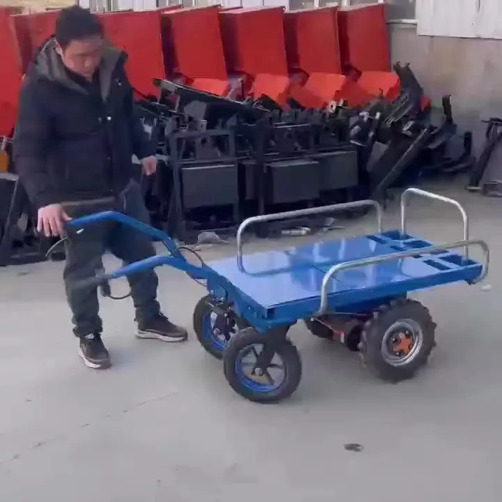 NamibiaHand-held four-wheeled flatbed cart