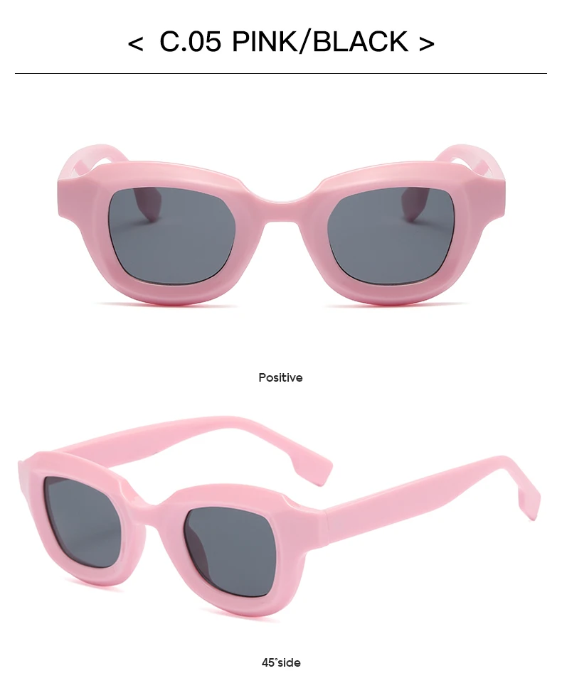 Small Square Frame Candy Color Sunglasses 2334 Wholesale Full Frame ...