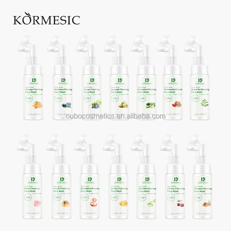 OEM Hot Selling Private Label Papaya Moisturizing Gentle Deep Cleaning Pores Beauty Facial Cleanser