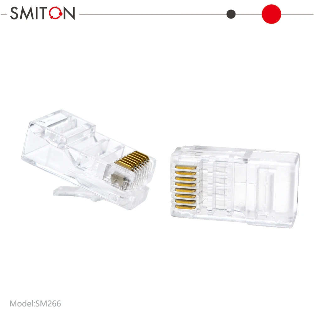 8P8C RJ45 CAT6 Network Plug Connector High Quality Product Category Connectors