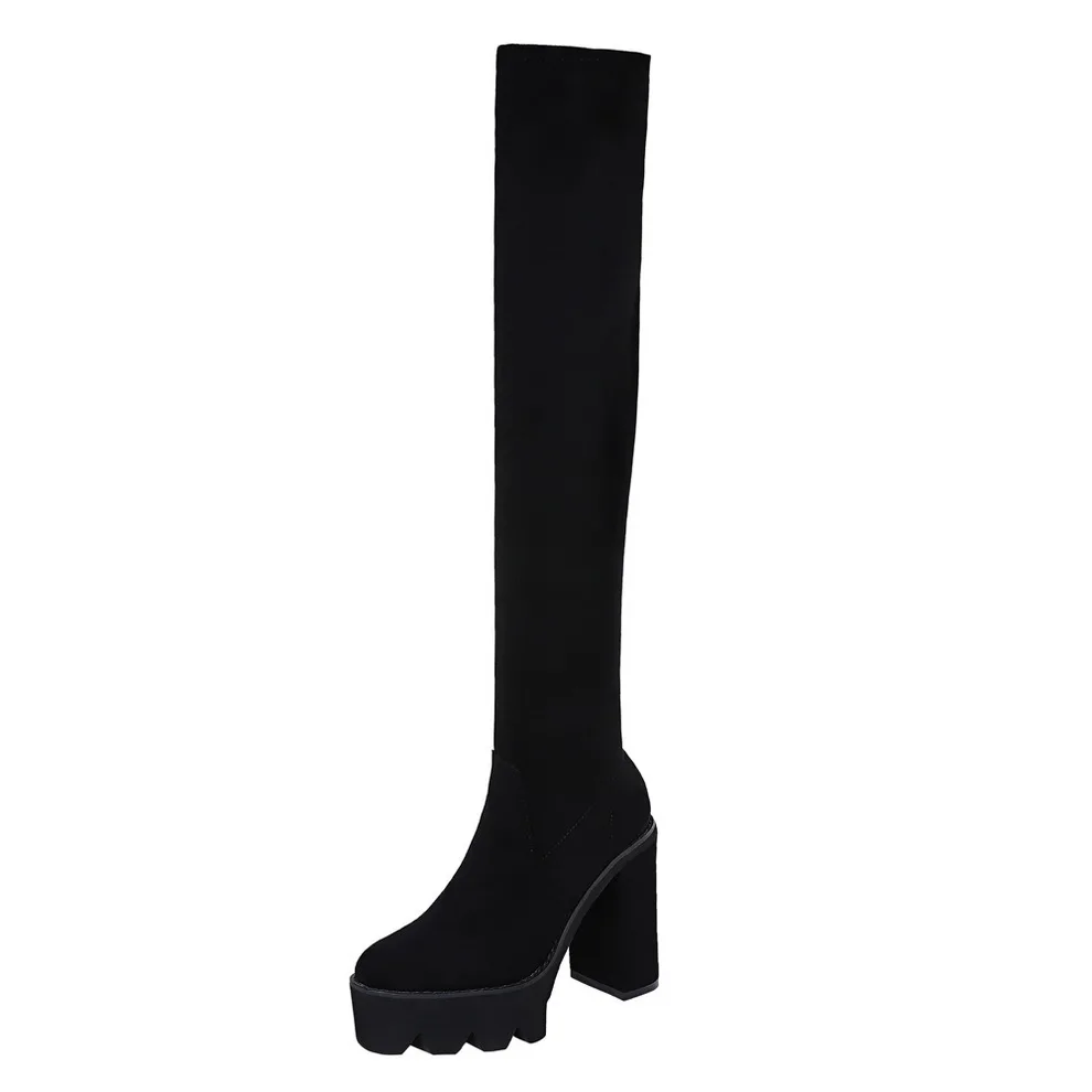 Botas Por Encima De La Rodilla De Tacón Grueso Para Mujer,Botas Femeninas  De Plataforma,Nuevo Estilo,2022 - Buy Botas De Plataforma,Grueso Botas De  Plataforma,Señoras Tacón Botas De Plataforma Product on Alibaba.com