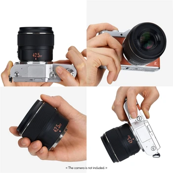 YN42.5mm F1.7M II M4/3 42.5mm Fixed Focus Camera Lens F1.7 Large Aperture Focus Motor Auto Focus for Mirrorless Camera product image