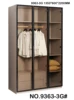 Light grey+Glass doors  9363-3G 1350*600*2200MM=620USD
