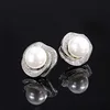 White Pearl ear studs