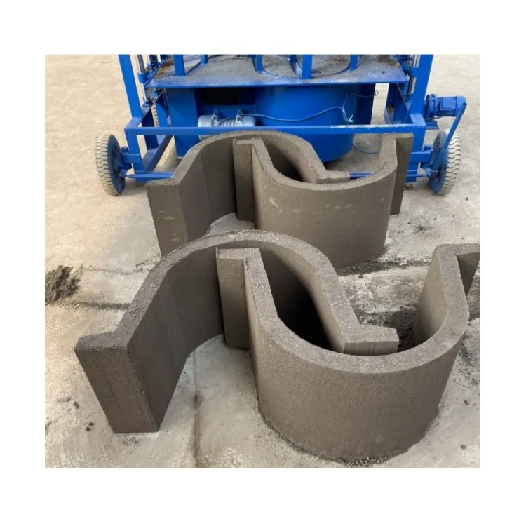 Дешевая полуавтоматическая машина для производства полых блоков оборудование цементного