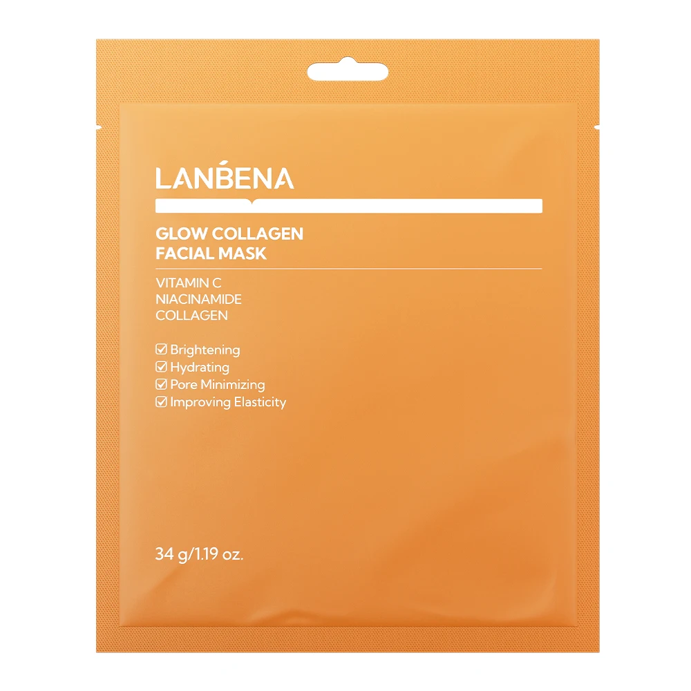 LANBENA New Arrival Glow Collagen Facial Mask Beauty Skin Whitening Anti-Aging Beauty Face Masks